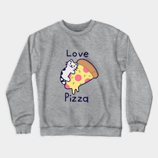 Pizza cat Crewneck Sweatshirt